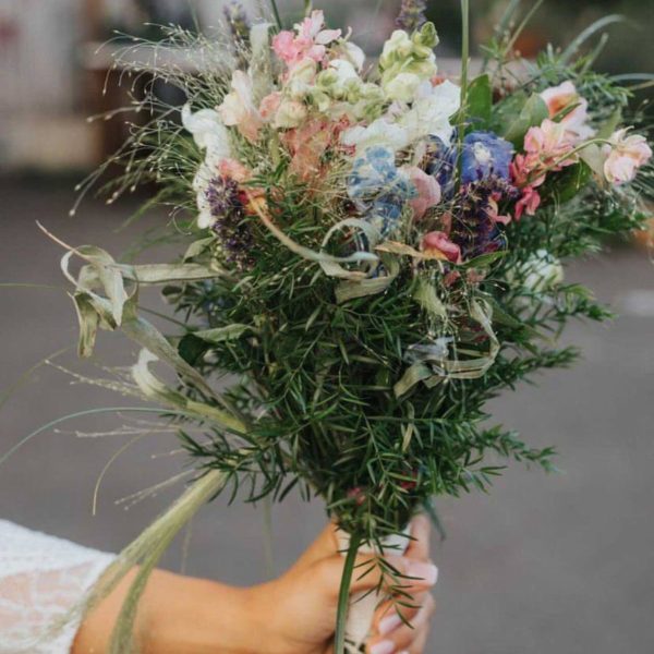 En bukket blomster.